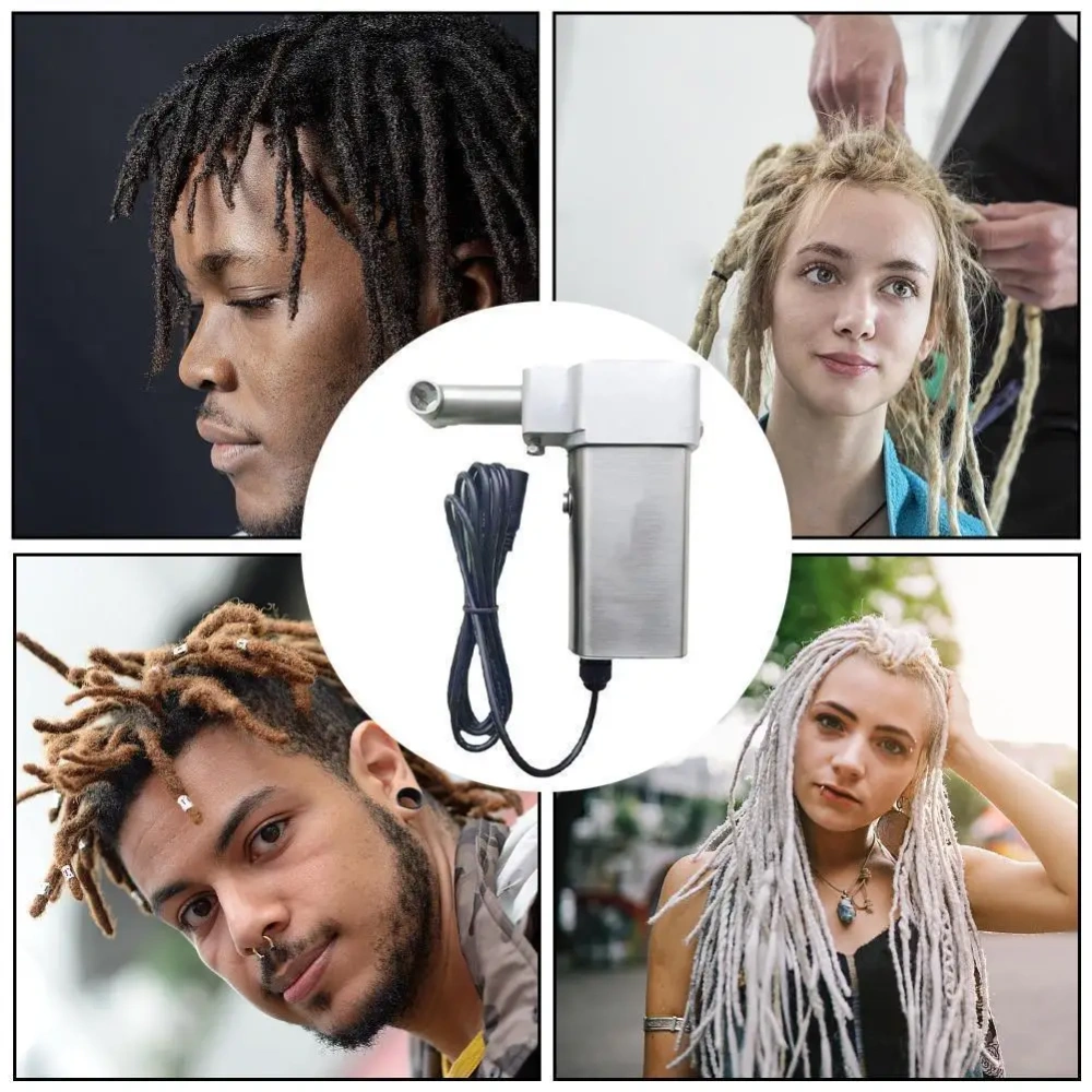Hot Mini Handheld Portable Hair Dreadlock Machine Injection Machine For DIY Readlocks Braiding Hair Extensions Braid Machine
