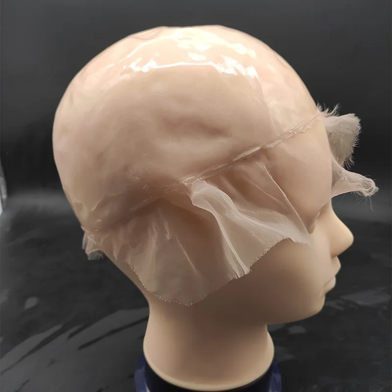 Thinner-pu-skin-wig-caps for making men's toupee