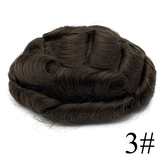 Super Thin Skin Men's Toupee F4