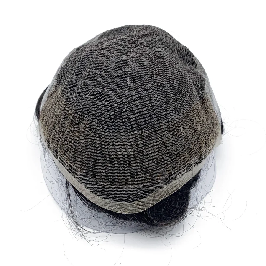 New Arrival Men Toupee 100% Human Hair Thin Skin With Lace Base Toupee Hair For Men 8x10 Inch Human Hair For Daily