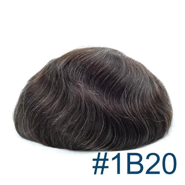 Men Toupee Lace And Pu Base Wigs Blonde Hair Lace Front Hair Systems Male Hair Prosthesis T4/613 Hairpieces For Men Hair System