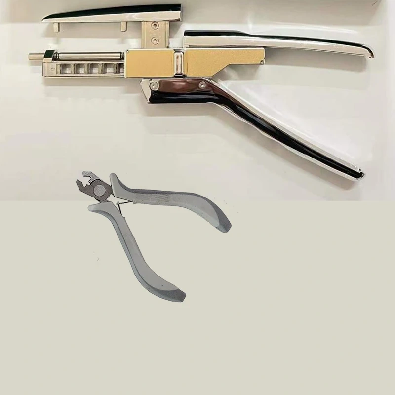 Hair Extensions Machine Kit, 2nd Human Hair No-Trace Hair Extensions Tool 5 pins Connector Keratin Hair Equipment