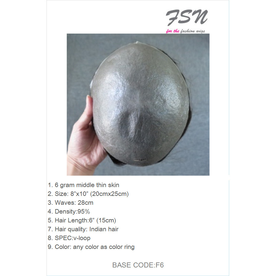 Men Toupee F6