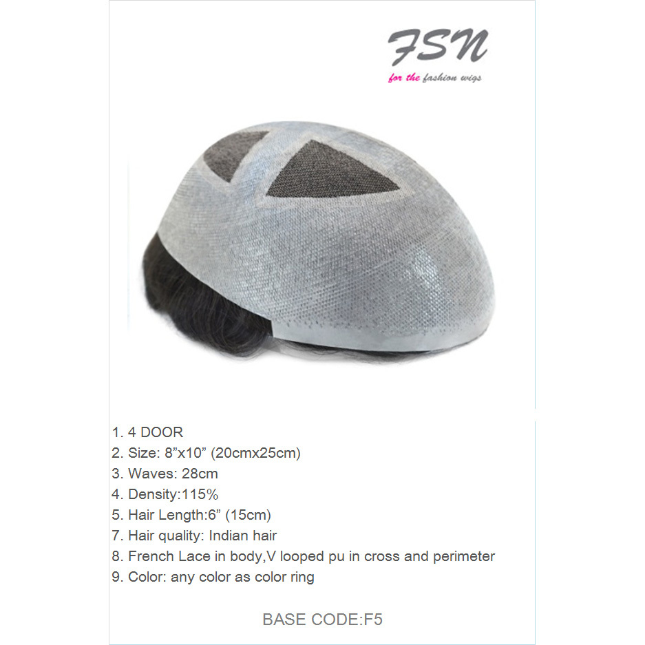 Men toupee F5