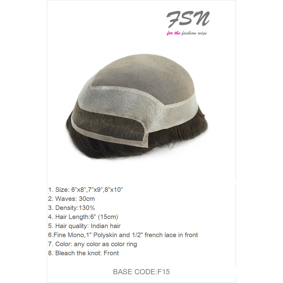 Man Toupee F15