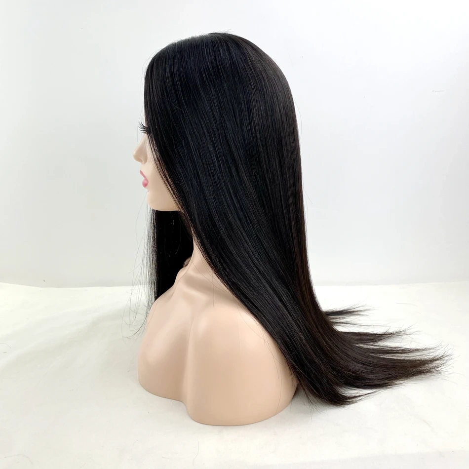 European Hair Invisible Knots Natural Skin-toned Topper For White Women Soft Breathable Hair Pieces For Thinning Hair