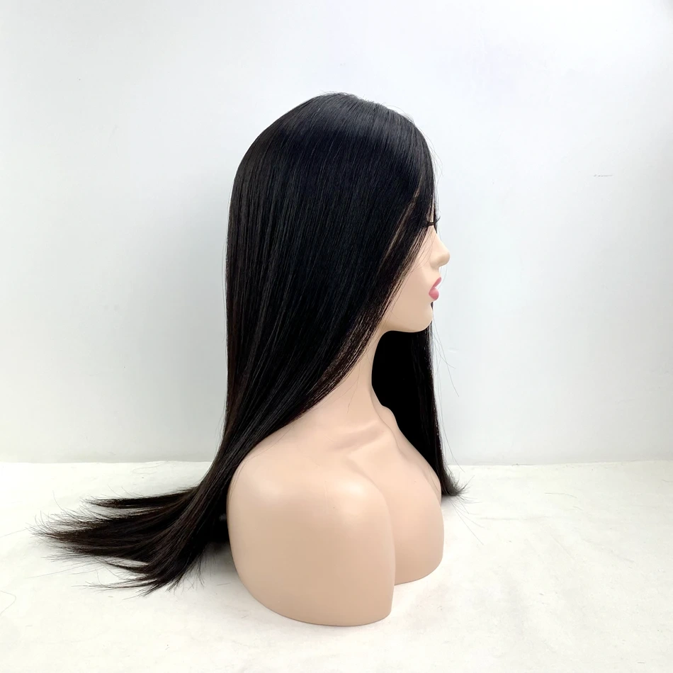 European Hair Invisible Knots Natural Skin-toned Topper For White Women Soft Breathable Hair Pieces For Thinning Hair