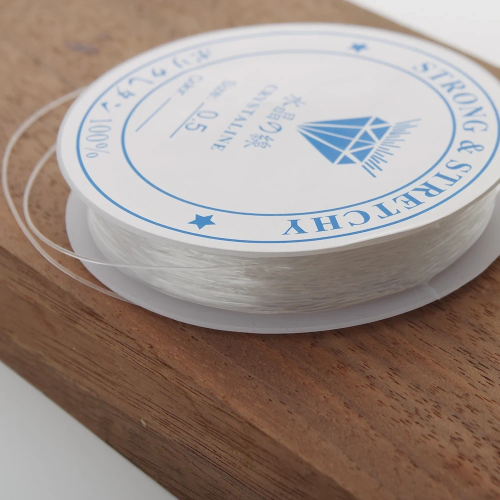 0.4-1.2mm Elastic Beading Wire For Jewelry Making Transparent Crystal Jewelry String Line For DIY Bracelet Craft Jewelry Making