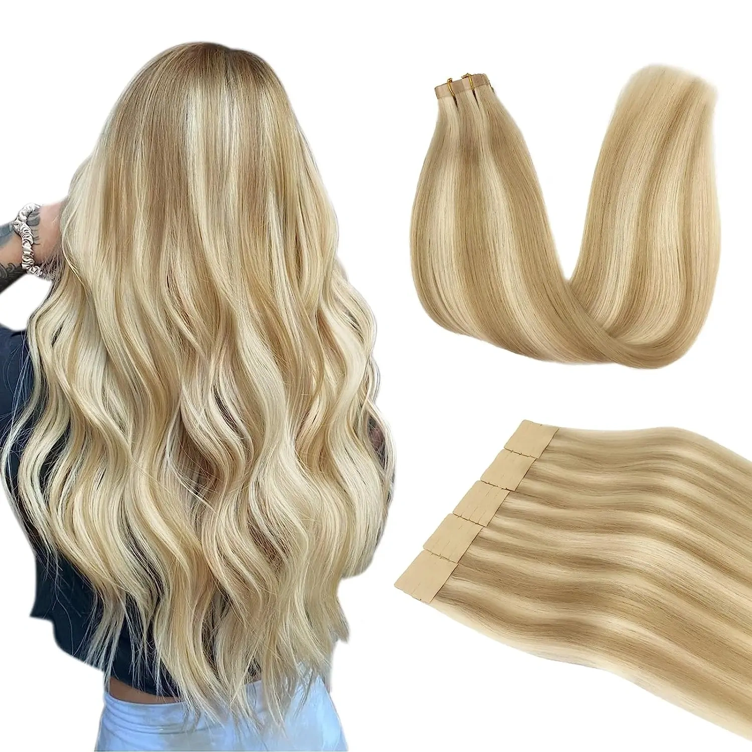 Tape Hair Extensions European Hair