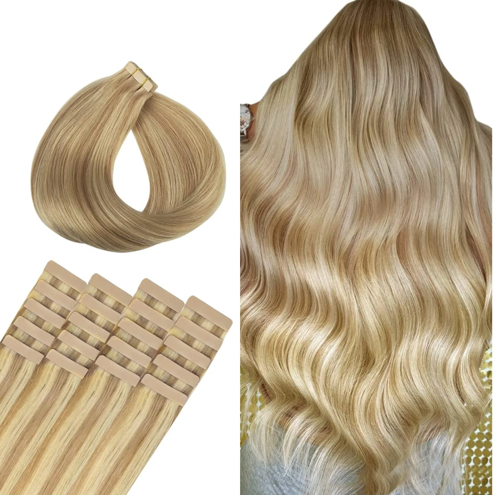 Tape Hair Extensions Human Hair Real Remy Tape in Hair Extension Seamless Skin For Salon High Quality Natural Hair Transplant