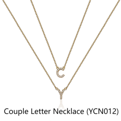Couple Letter Necklace