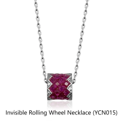 Invisible Rolling Wheel Necklace