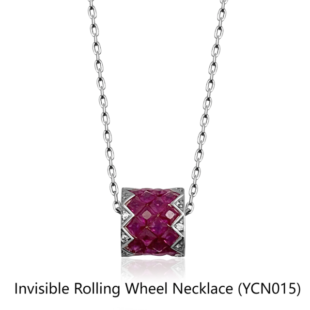 Invisible Rolling Wheel Necklace