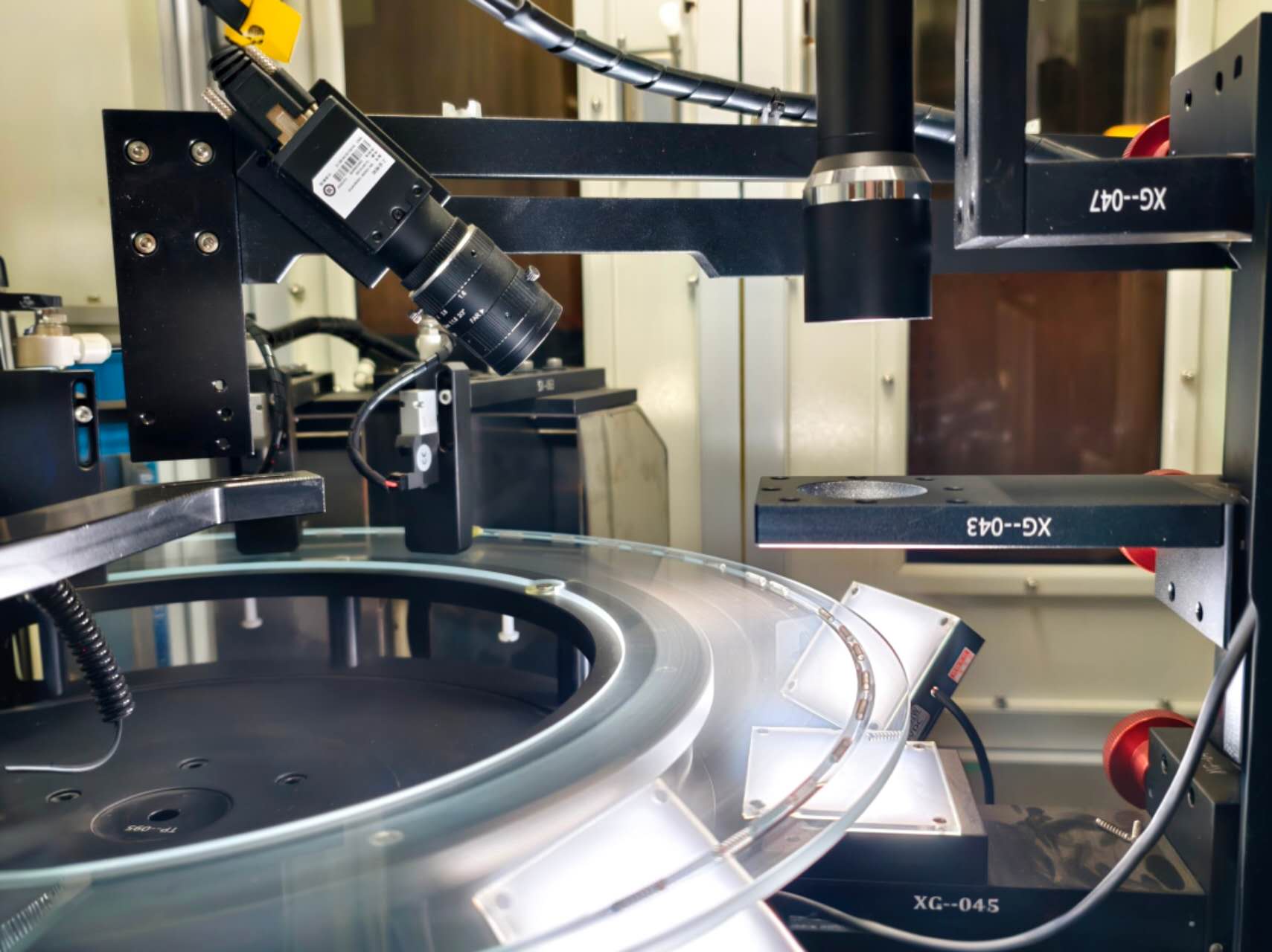 Automated optical inspection for spring components