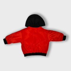 Jacket of removable hat for boy