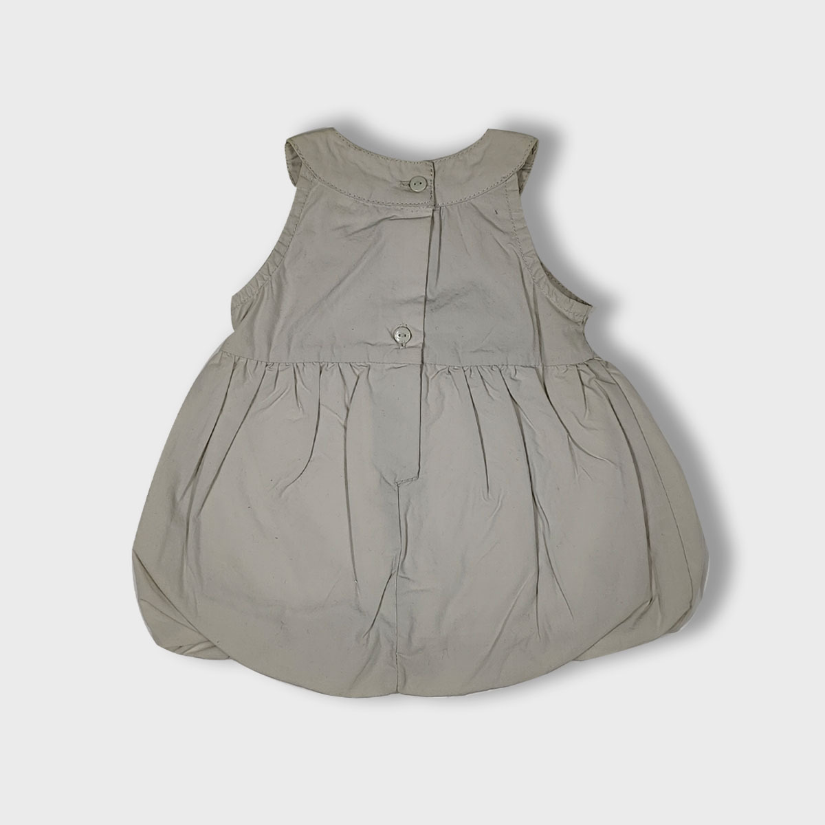 Embroider bubble jumper with bow
