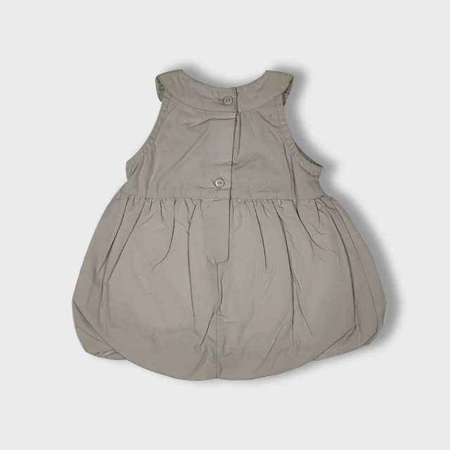 Embroider bubble jumper with bow
