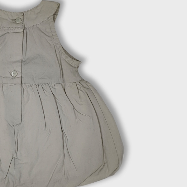 Embroider bubble jumper with bow