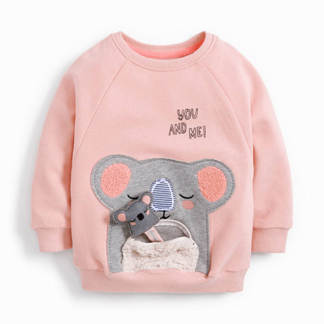 Animal Embroidery Autumn Sweatshirt