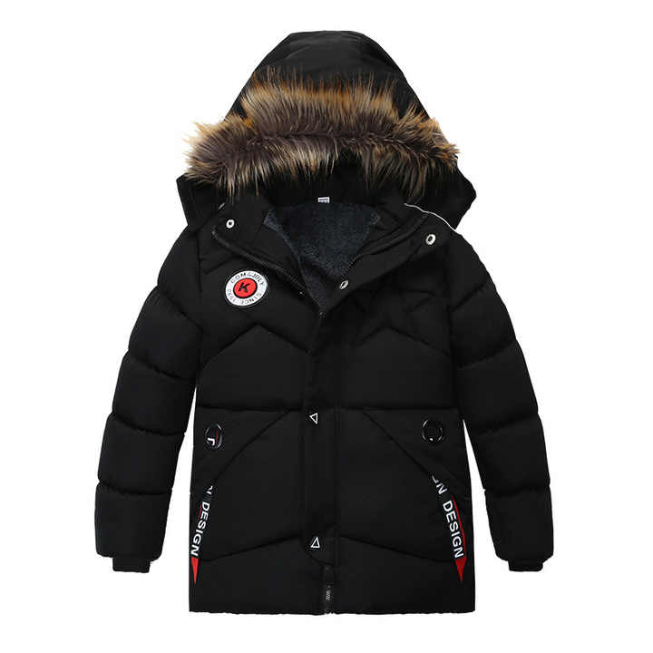 winter fleece warm padded coat