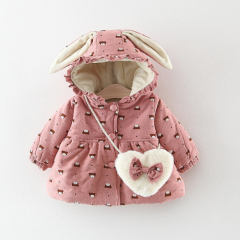 girls hoodied coat