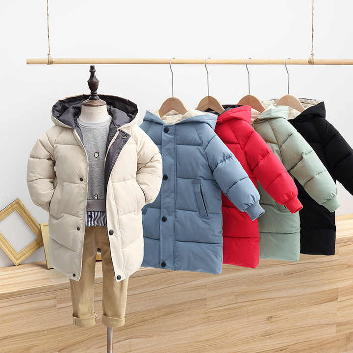 cotton-padded parka coat