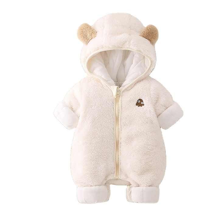 warm padded romper