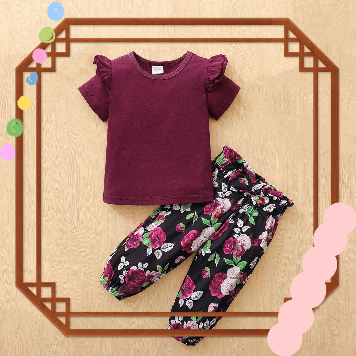Summer  Short Sleeve Girl's Clothing