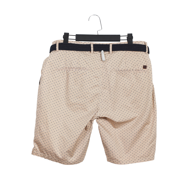 Summer 100% Cotton Garment Dye Trend New Fashion Popular Khaki Beach Shorts for Man