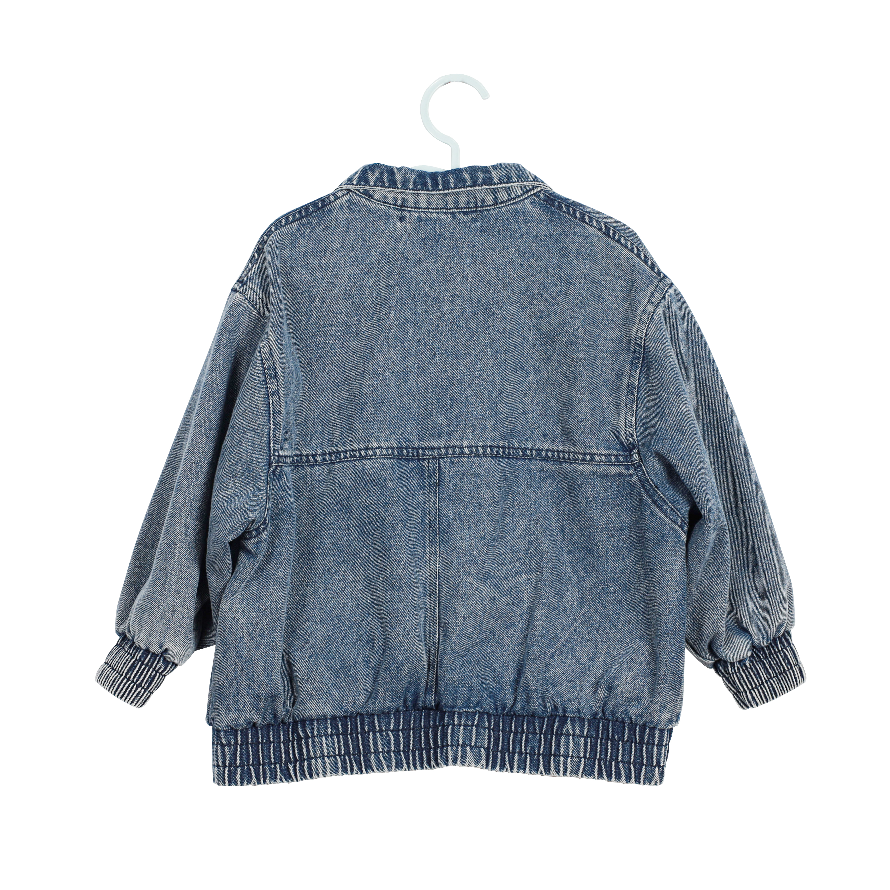Fashion Coat Long Sleeve 100% Cotton Denim Jacket Clothing Outwear for Kids