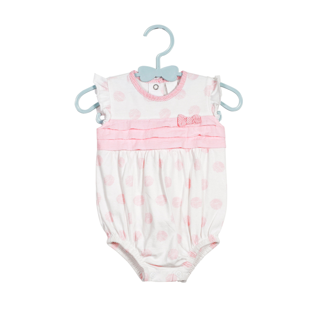 Summer Essential Daily Sports Fashion Popular Round Collar Print Romper for Girls