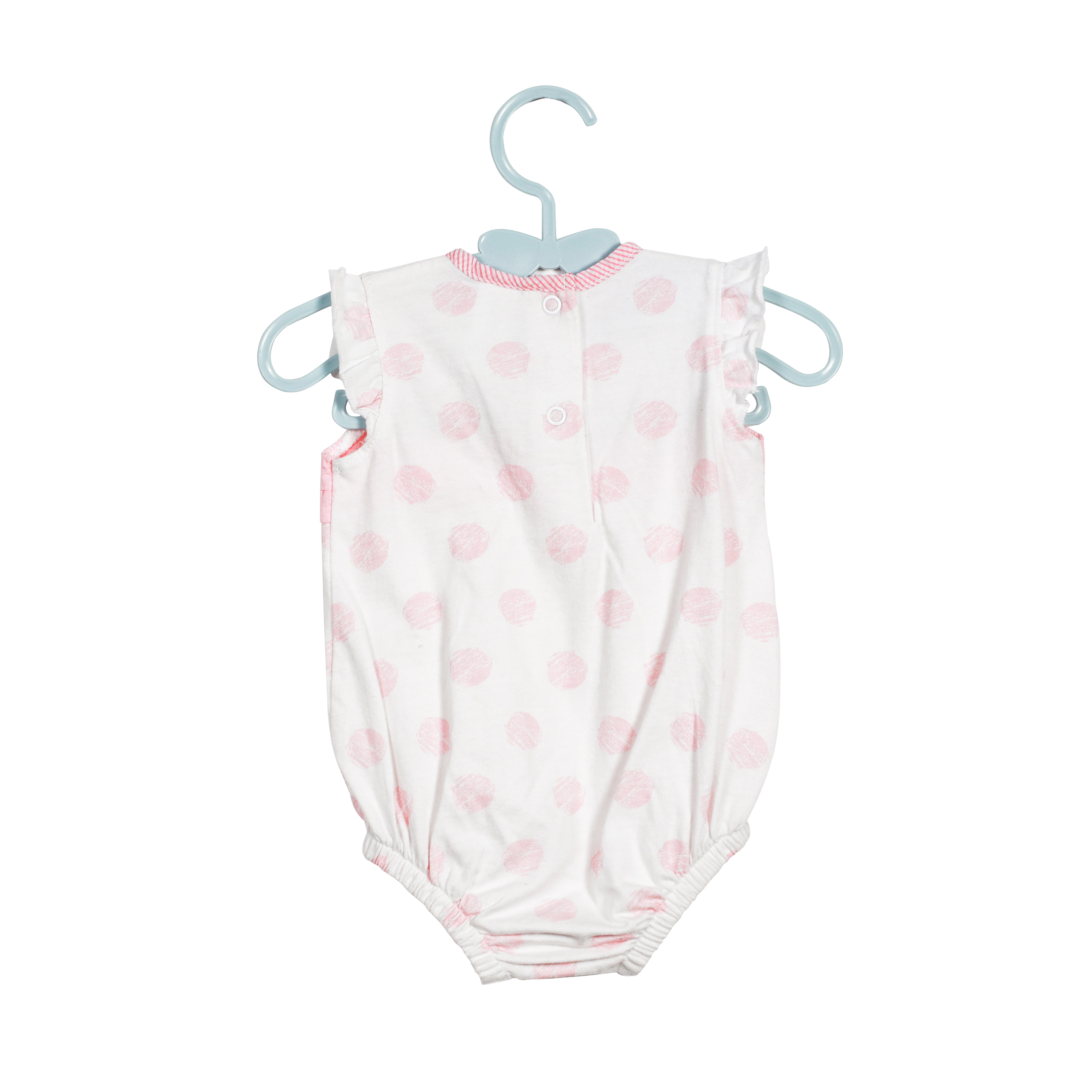 Summer Essential Daily Sports Fashion Popular Round Collar Print Romper for Girls