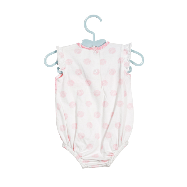 Summer Essential Daily Sports Fashion Popular Round Collar Print Romper for Girls