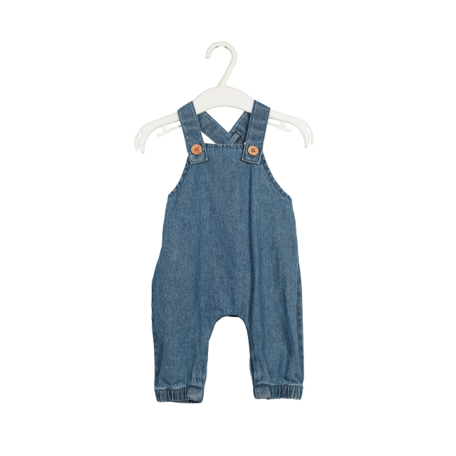 Summer Trend New Fashion Popular 100% Cotton Blue Denim Overall for Boys