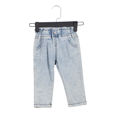 Spring Autumn Fashion Popular 100% Cotton Blue Boys Denim Pants for Boys