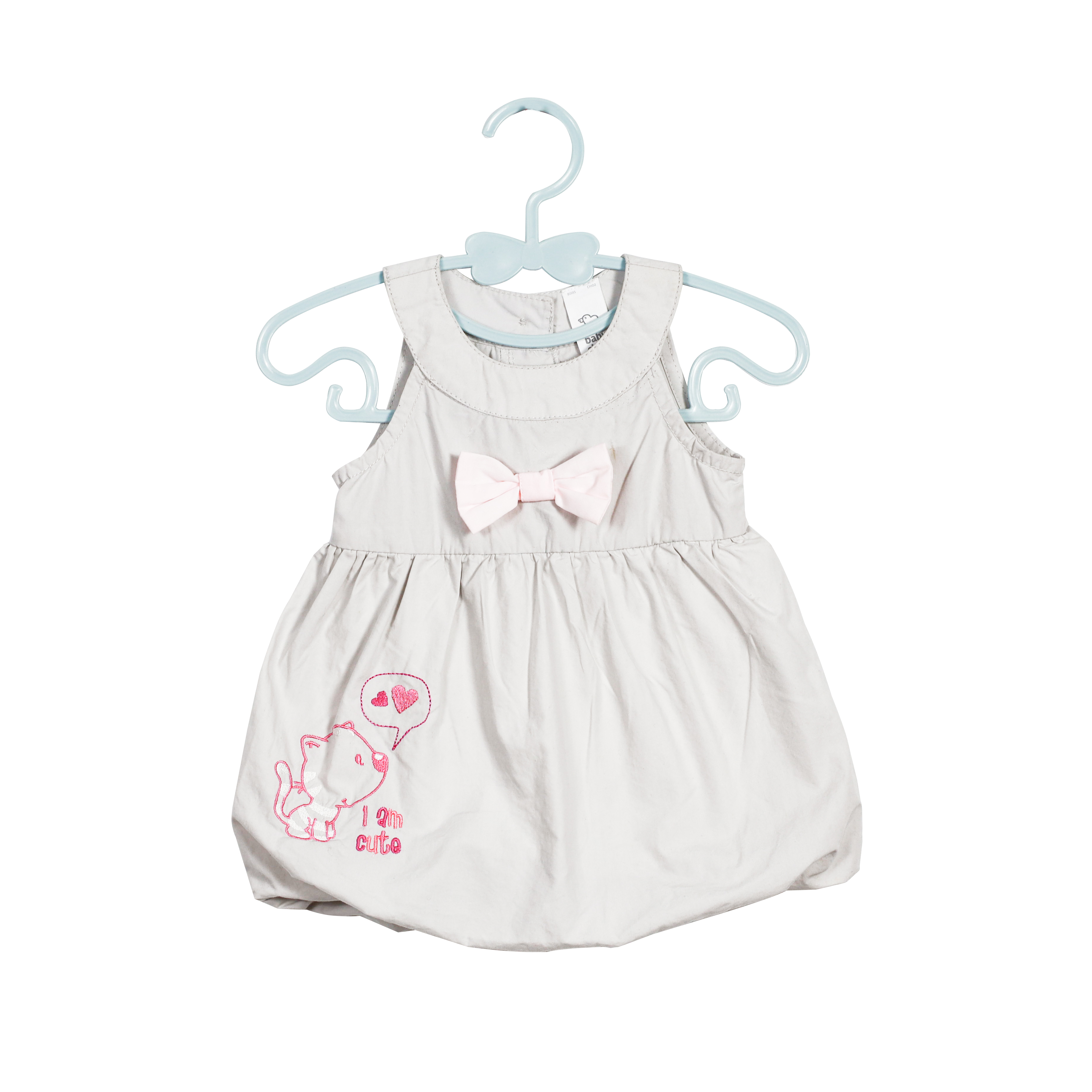 Summer Trend New Fashion Sleeveless Bow Design Embroidery Element Jumper for Girls