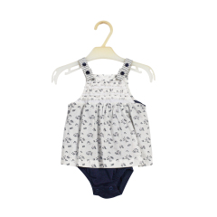 Summer Trend New Fashion White Printed Climbing Clothing for Girls
