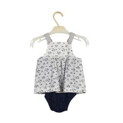 Summer Trend New Fashion White Printed Climbing Clothing for Girls