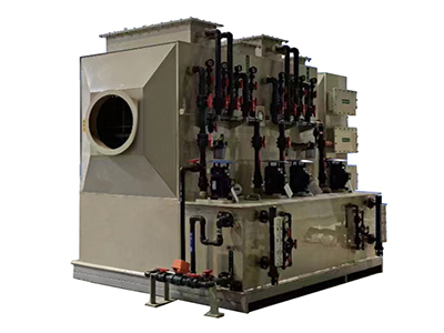 Horizontal packing absorption tower
