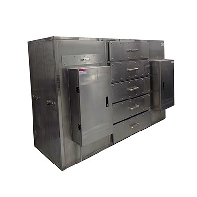 Dry chemical filtration deodorization equipment