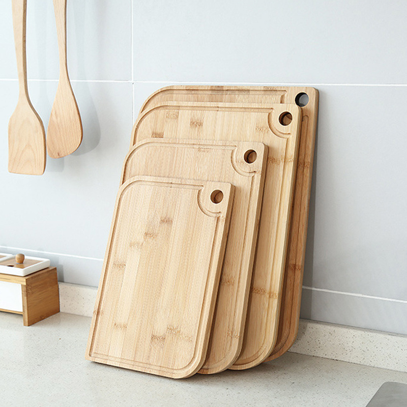 Totally Bamboo 4-Piece Bamboo Cutting Board Set
