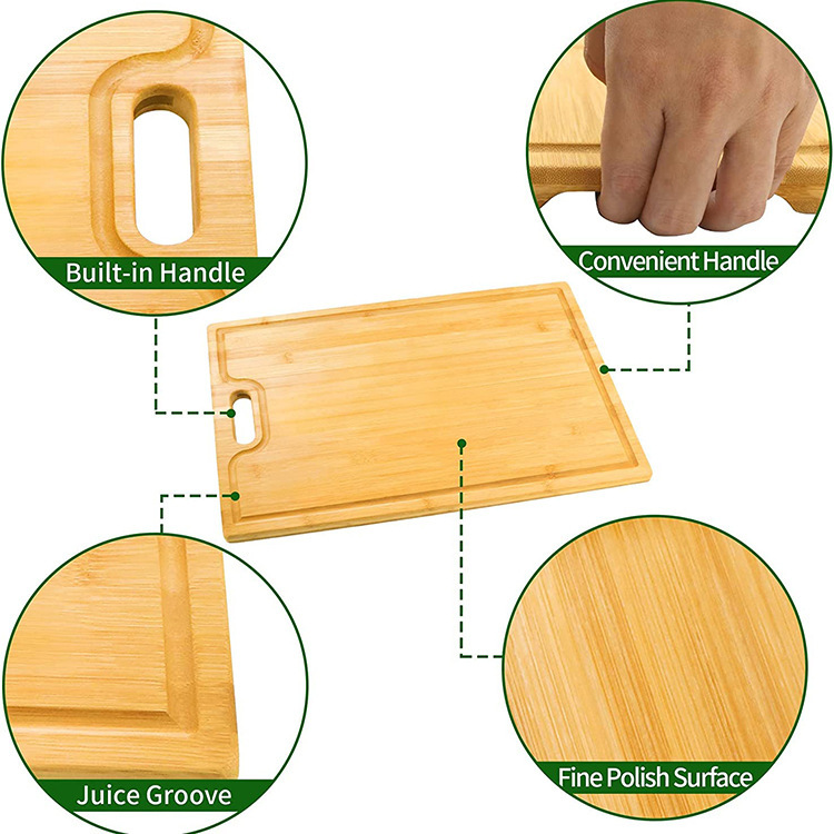 Totally Bamboo 4-Piece Bamboo Cutting Board Set