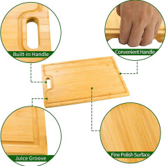 Totally Bamboo 4-Piece Bamboo Cutting Board Set
