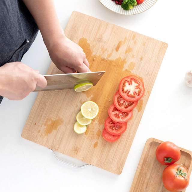 Bamboo Cutting Board with Handles