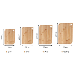 Totally Bamboo 4-Piece Bamboo Cutting Board Set