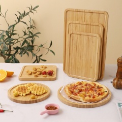 Natural Bamboo Serving Tray Bamboo Plate
