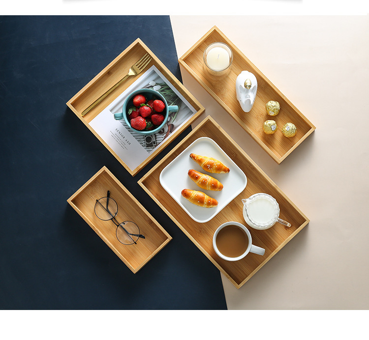 Bamboo Serving Platter Tray
