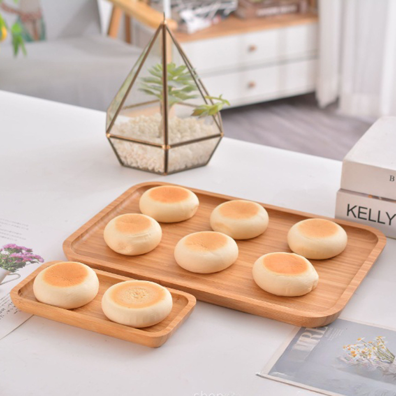 Bamboo Plates Square Bamboo Serving Platter