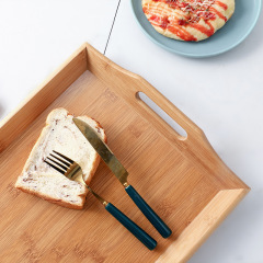 Bamboo  Serving Tray with Handles