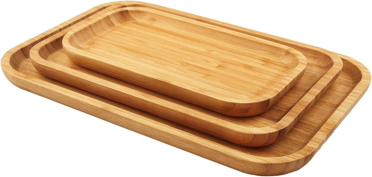Bamboo Serving Platter Tray